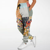 Tallulah Bankhead Patchwork Cargo Sweats Cargo Pants - Thathoodyshop