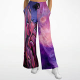 Dusky Midnight Graffiti SW Stretchy Phat Bellbottoms Fashion Flare Jogger - AOP - Thathoodyshop