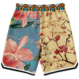 The Generation Gap Basketball Shorts Basketball Short Rib - AOP - Thathoodyshop