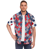 Liberty Pebble S/S Button Down Shirt Short Sleeve Button Down Shirt - AOP - Thathoodyshop