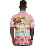 Summer of Love S/S Button Down Shirt Short Sleeve Button Down Shirt - AOP - Thathoodyshop