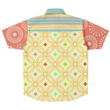 Kaleidoscope S/S Button Down Shirt Short Sleeve Button Down Shirt - AOP - Thathoodyshop