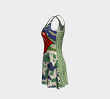 Star Spangled II Dress Flare Dress - Thathoodyshop