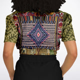 Red Melange Cropped Sweater Cropped Sweater - Thathoodyshop