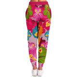 Pink Hawaiian Camo Fleece Joggers Joggers - Thathoodyshop