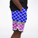 Slices of Lime Basketball Shorts Basketball Short Rib - AOP - Thathoodyshop