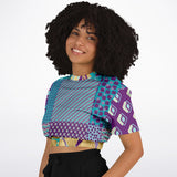 Purple Jetson Cropped Sweater Cropped Sweater - Thathoodyshop
