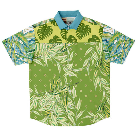 Devil's Bay S/S Button Down Shirt Short Sleeve Button Down Shirt - AOP - Thathoodyshop