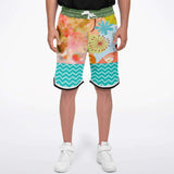 Pleasure Point Basketball Shorts Basketball Short Rib - AOP - Thathoodyshop