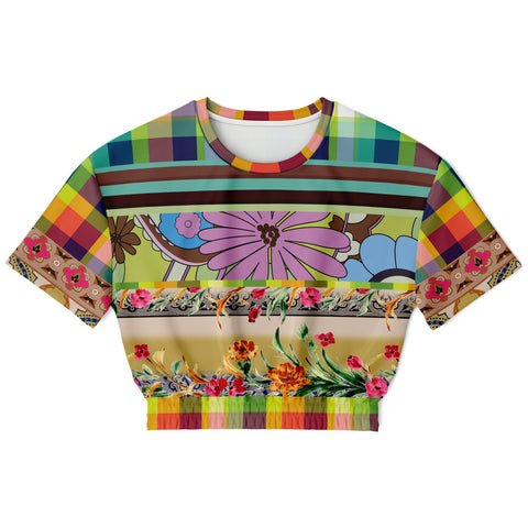 Green Apple Soho Cropped Sweater Cropped Short Sleeve Sweater - Thathoodyshop