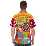 Ophelia S/S Button Down Shirt Short Sleeve Button Down Shirt - AOP - Thathoodyshop
