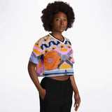 Bahama Mama Crop Jersey Cropped Football Jersey - AOP - Thathoodyshop