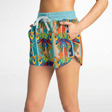 OG San Diego Butterfly Striped Running Shorts Running Shorts - Thathoodyshop