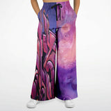 Dusky Midnight Graffiti SW Stretchy Phat Bellbottoms Fashion Flare Jogger - AOP - Thathoodyshop