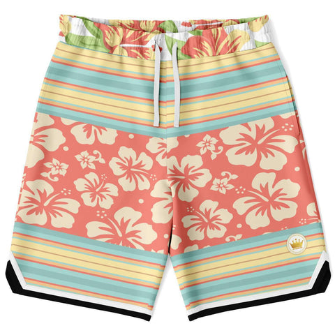 Summer Juxtapose Basketball Shorts Basketball Short Rib - AOP - Thathoodyshop
