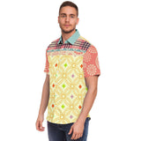 Kaleidoscope S/S Button Down Shirt Short Sleeve Button Down Shirt - AOP - Thathoodyshop