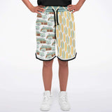 Surf's Up Basketball Shorts Basketball Short Rib - AOP - Thathoodyshop