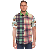 Summer Juxtapose S/S Button Down Shirt Short Sleeve Button Down Shirt - AOP - Thathoodyshop
