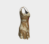 Giraffe Safari Dress Flare Dress - Thathoodyshop