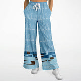 Blue Geo THS Signature SW  Bellbottoms Bellbottoms - Thathoodyshop