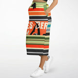 Dance Steps Striped Pocket Maxi Skirt Long Pocket Skirt - Thathoodyshop