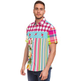 Parade of Roses S/S Button Down Shirt Short Sleeve Button Down Shirt - AOP - Thathoodyshop