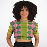 Jambalaya Deluxe Cropped Sweater Cropped Short Sleeve Sweater - Thathoodyshop