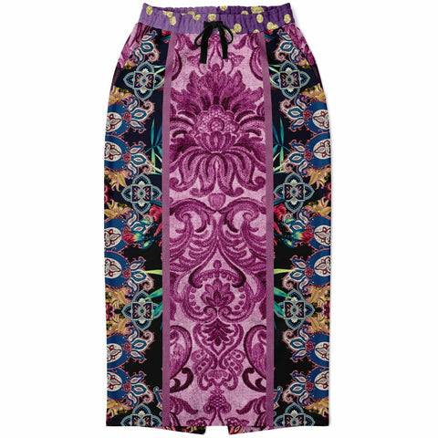 Purple Jamboree Pocket Maxi Skirt Long Pocket Skirt - Thathoodyshop