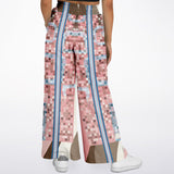 Pink Geo Holy Mosaic Bellbottoms Flare Leg Pants - Thathoodyshop