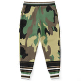 THS Snake Bite Fleece Joggers in Green Camo Joggers - Thathoodyshop