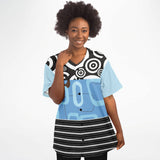 Pacific Palisades Patchwork Button Front Jersey Baseball Jersey - Thathoodyshop