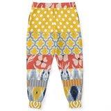 Tallulah Bankhead Yellow Patchwork Eco-Poly Unisex Eco-Poly Joggers Joggers - Thathoodyshop