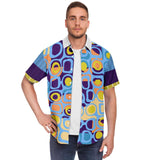 Hampton Plaid S/S Button Down Shirt Short Sleeve Button Down Shirt - AOP - Thathoodyshop