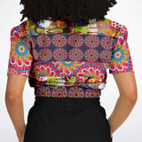 Princess Tea Time Cropped Sweater Cropped Sweater - Thathoodyshop