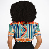 Salsa Time Short Sleeve Cropped Sweater Cropped Short Sleeve Sweatshirt - Thathoodyshop
