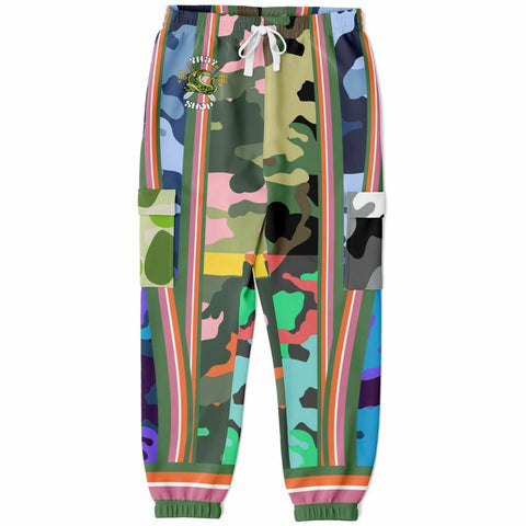 THS Snake Bite Camo Patchwork Cargo Sweats Cargo Joggers - Thathoodyshop