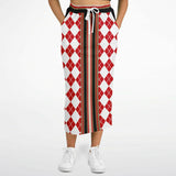 Argyle Me Pocket Maxi Skirt - Red Maxi Skirt - Thathoodyshop