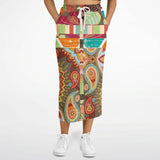 Wyatt Earth Pocket Maxi Skirt Long Skirt - Thathoodyshop