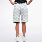Blues Skies Ahead Basketball Shorts Basketball Short Rib - AOP - Thathoodyshop