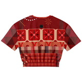 Toscana Red Cropped Sweater Cropped Sweater - Thathoodyshop
