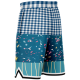 Blue Dream Basketball Shorts Basketball Short Rib - AOP - Thathoodyshop