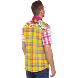 Ashbury Heights Plaid Paisley Button Down Shirt Short Sleeve Button Down Shirt - Thathoodyshop