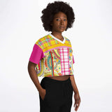 Ashbury Heights Paisley Crop Jersey Cropped Football Jersey - Thathoodyshop