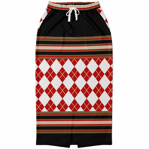 Gold Line Trio Pocket Maxi Skirt Maxi Skirt - Thathoodyshop