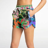 THS Snake Bite Camo Patchwork Running Shorts Running Shorts - Thathoodyshop