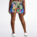 THS Snake Bite Camo Patchwork Running Shorts Running Shorts - Thathoodyshop