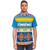 Royal Flush S/S Button Down Shirt Short Sleeve Button Down Shirt - AOP - Thathoodyshop