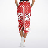 Red Crimson Maxi Skirt Maxi Skirt - Thathoodyshop