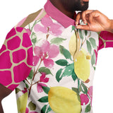 Pink Lemonade S/S Button Down Shirt Short Sleeve Button Down Shirt - AOP - Thathoodyshop