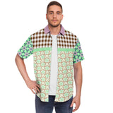 Melon Balls S/S Button Down Shirt Short Sleeve Button Down Shirt - AOP - Thathoodyshop
